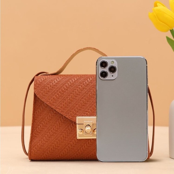 ⚠️Clearance Mini Brown Lock Buckle Crossbody Handbag - Picture 6 of 6